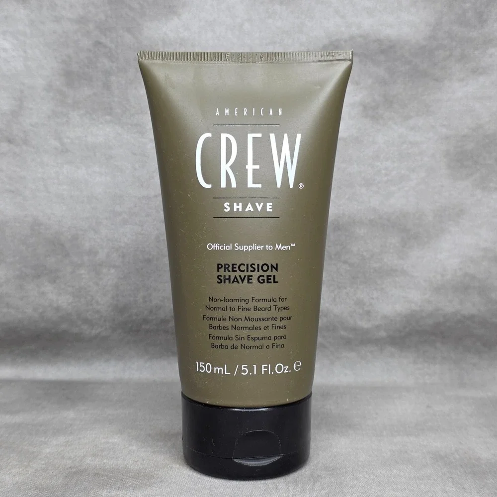 American Crew Precision Shave Gel‎ Non-Foaming for Normal to Fine Beards 5.1 oz